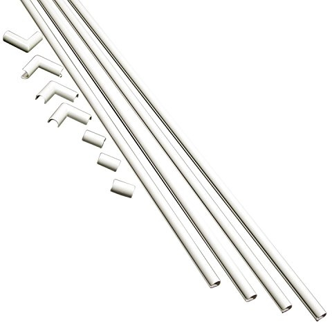 Legrand - Wiremold Kit Cordmate, Organizer and Hider, Cover, Concealer, and Protector for Wall, Single Cord, CMK10, Paintable