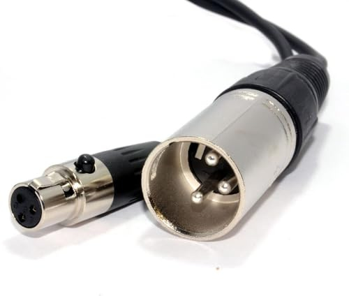kenable 3 Polig Männlich XLR Stecker Zum 3 Buchse Weiblich mini XLR Kabel 2 m [2 Meter/2m]