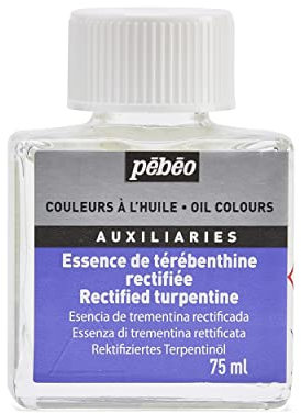 Pebeo 650301 75 ml Rectified Turpentine, Transparent