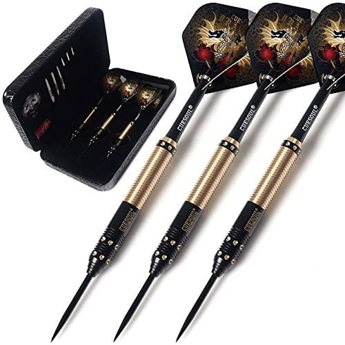 CUESOUL Dragon Deluxe Messing Steel Dartpfeile, 21 Gramm