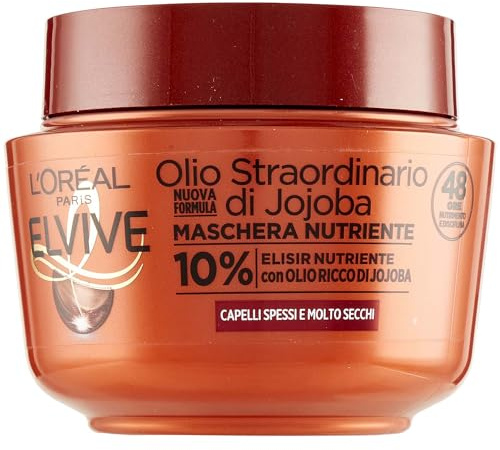 L'Oréal Paris Elvive Maschera Nutriente, Olio di Jojoba, 300ml