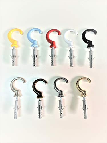 FERMATENDA DA MURO GANCIO TENDA OTTONE COLORATO GANCI PER TENDE GANCI DA PARETE FERMATENDE A MURO GANCI TENDE RACCOGLI TENDA RACCOGLI TENDE REGGI TENDA AMBRASSE PER TENDE EMBRASSE (ACCIAIO SATINATO)