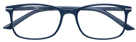 Zippo Occhiali da Lettura, Realizzati con Montatura dalle Linee Morbide, Ideale per Uomo e Donna, Diottria +2.50, Montatura Sottile Color Blu