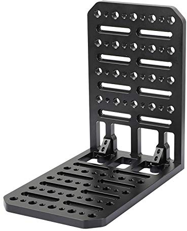 CAMVATE Käseplatte Verlängerung Montageplattform mit 1/4 Zoll & 3/8 Zoll Gewindelöchern kompatibel für Camcorder/ARRI 30,5 cm Schwalbenschwanzplatte - 2744
