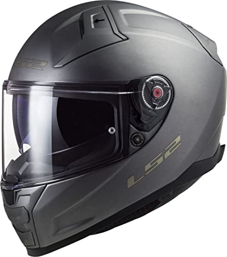 LS2, Integraler Motorradhelm Vector II Matt Titanium, XXL