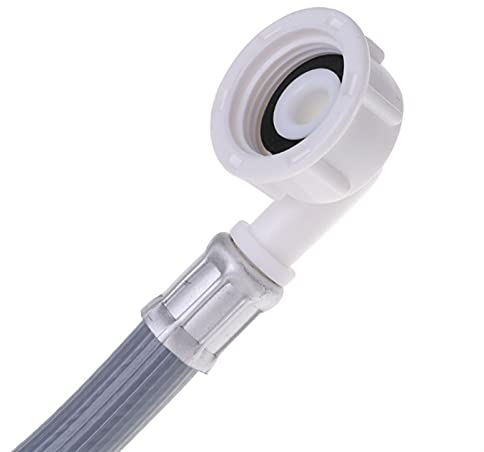 MFJFHK Washing machine hose, Washing Machine Dishwasher Inlet Pipe Water Feed Fill Hose With 90 Degree Bend (Color : 2m)