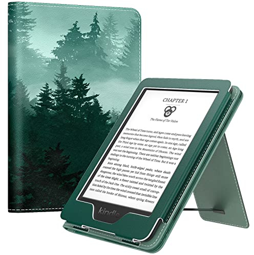 MoKo Hülle für Kindle 6 (11. Generation, 2024/2022), Grüner Wald