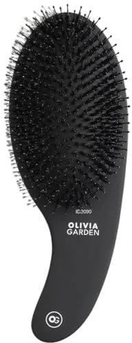 EXPERT CARE CURVE Boar&Nylon Bristles Matt Black