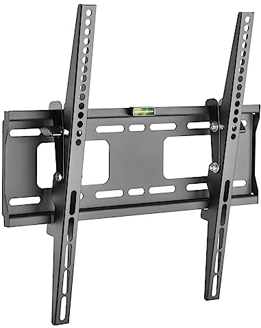 CAVO TV-Wandhalterung für 32-55 Zoll Bildschirme bis 50 kg | Max VESA 400 x 400 mm neigbare TV Halterung für LCD/LED/Plasma Fernseher Flach&Curved
