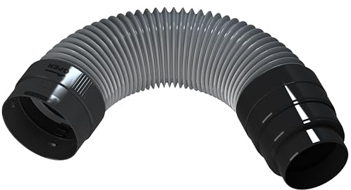 Flexibles Anschlussrohr Ruroflex PLUS für Dunstrohre und Entlüfter - Verfügbar in DN 125 mm und DN 150 mm - flexrohr schlauch reduzierstück dachentlueftung flexschlauch (DN 150mm)