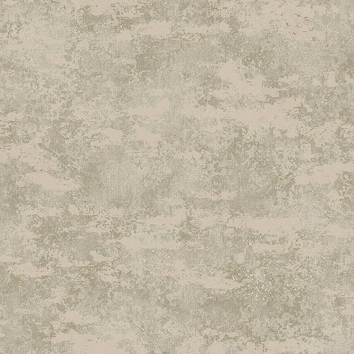 YöL Natural Metallic Effect Stone Wallpaper - Rustic Modern Concrete Industrial - Textured Paste The Wall Vinyl