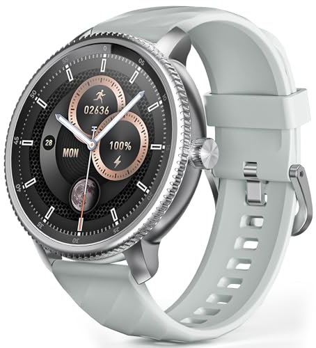 AOMIAO DV09 Smartwatch Uomo Donna con Funzione Telefono, 1.46”HD Touchscreen, Fitness Tracker Impermeabile con 100 Sport Cardiofrequenzimetro Monitoraggio del Sonno Orologio da Polso per iOS Android