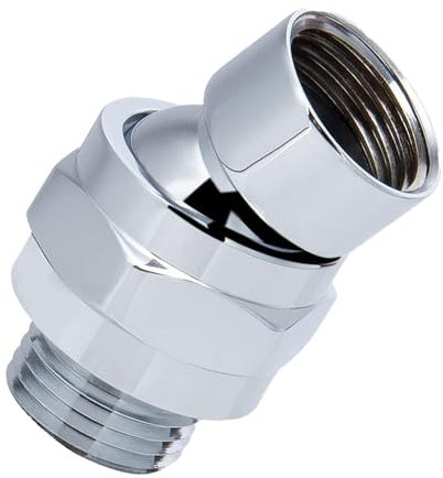 Alcachofa de ducha giratoria, adaptador esférico de latón, conector de cabezal de ducha ajustable, accesorio de repuesto para brazo de ducha