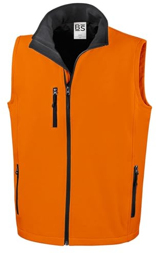 CHEMAGLIETTE! Gilet Softshell Smanicato 2 Strati Unisex - Lavoro Outdoor