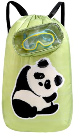 Bolsa Piscina Niños - Bolsa Estival con Cuerda para Natación Infantil - Accesorios de Viaje Impermeables, Mochila de Día de Gran Capacidad Resistente a la para Almacenamiento de Juguetes y Equipo