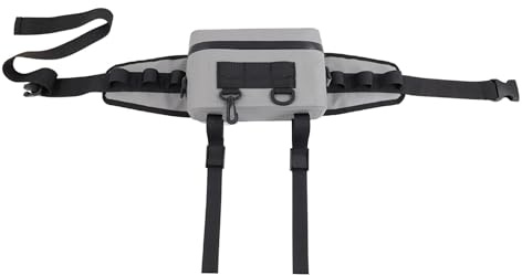 BUBEFSKD Outdoor Pesca Tackle Bag Impermeabile Vita Grande Capacità Fannies Pack Attrezzature Valigia Grande Capacità Fannies Pack Escursioni Campeggio Viaggi, bianco, taglia unica