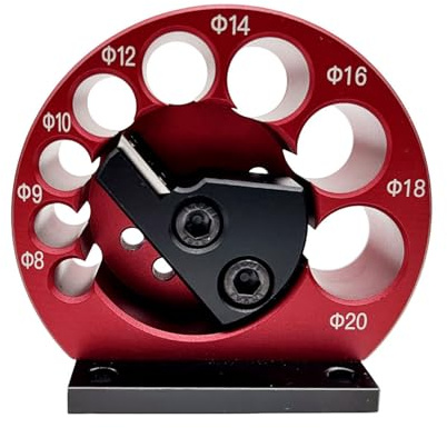 ciciglow Cutter Rotondo di Dowel con 8 Fori del Diverso Diametro per la Produzione Versatile del Tassello in Progetti di Produzione di Sughero e Lavorazione del Legno