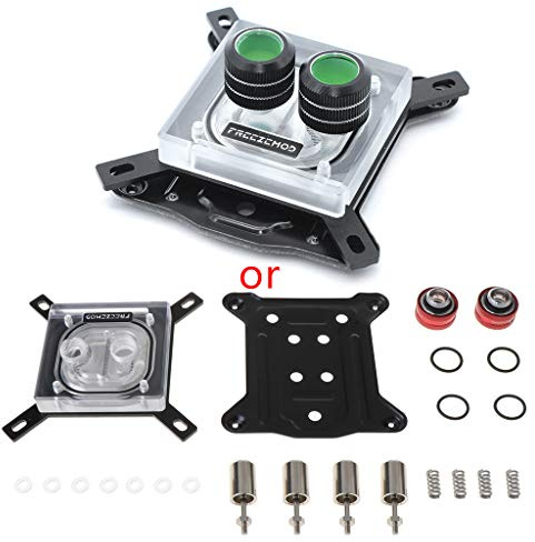 Ljmyy G1/4 Filo Waterblock Acrilico+Rame Kit di Raffreddamento Ad Acqua CPU PC Raffreddamento Ad Acqua Radiatore Dissipatore Blocco per 1150 1151 115 sprinkler