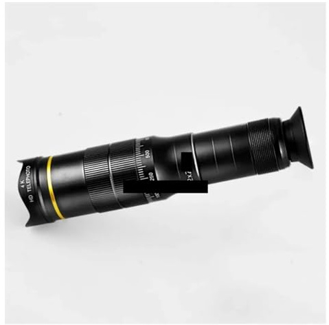 Objectif téléobjectif Professionnel HD 32X for téléphone Portable, Puissant télescope monoculaire for Camping et Tourisme(32x Standard)