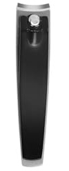 Logotipo adaptable agudo durable profesional de las podadoras uñas del dedo acero inoxidable for el uso en hogar(1pc Black S)
