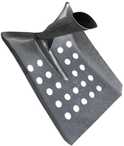 POPETPOP Pala para Limpieza de Granjas Cabeza Plana, Pala para Estiércol de Aves y Excrementos de Vacas y Gallinas