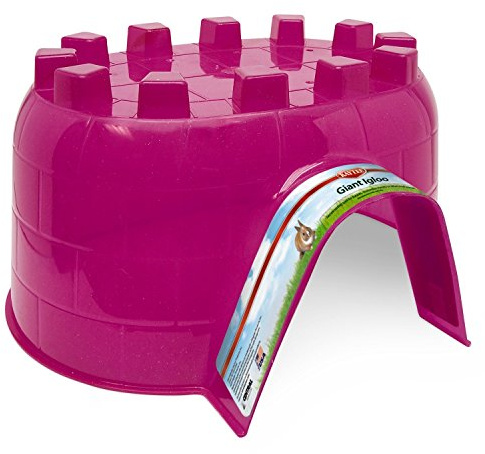 Kaytee Giant Pet Igloo, Hideout, House, Nest, for Rabbits, Ferrets, Guinea Pigs (Colour May Vary)