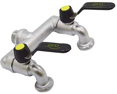 S&M 551482 – 127 mm (1/2 Zoll) Kugelhahn mit doppeltem Ausgang und 19 mm (3/4 Zoll) Gewinde