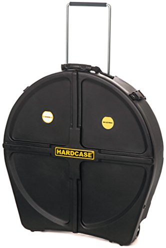 HARDCASE HN12CYM24 Beckenkoffer mit Trennwänden, 61 cm (24 Zoll)