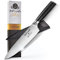 Chef's Path Couteau Cuisine Ultra Tranchant - Couteau Professionnel 20,3 cm - Couteau de Cuisine en Acier Inoxy-dable Allemand à Haute Teneur en Carbone - Gaine de Protection et Coffret Inclus
