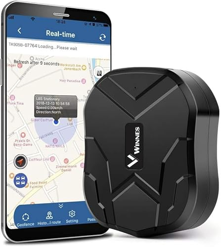 4G Tracker GPS Voitures TK905B Suivi en Temps Réel Magnetic Traceur GPS Longue Autonomie Batterie 10000mAh avec SMS et App Notification Traqueur pour Camping-Car, Camion, Moto, Bateau