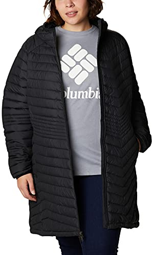 Columbia Powder Lite™ Mid, Chaqueta Larga Mujer, Negro (Black), XS