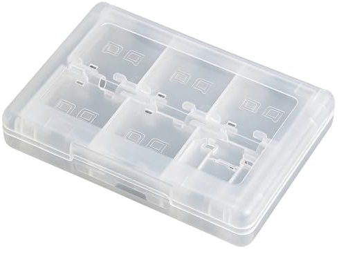 28-i-1 spelkortsfodral hållare patronlåda för Nintendo 3DS XL 3DS 2DS DSi XL DSi DS Lite och DS (vit)