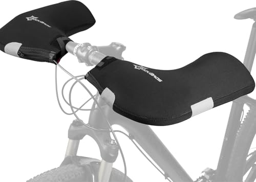 ROCKBROS Styrhandskar för Cykel Motorcykel Scooter Vindtät Varm