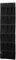 Amazon Basics Rangement suspendu de porte avec 24 poches, noir, 47 x 6.3 x 165 cm