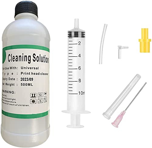 500ml Inkjet Printer Head Cleaner Compatible for HP/Epson/Brother/Canon 8600 8610 8035 8710 6700 6900 / Epson 1430 2720 et-2720 et-2750