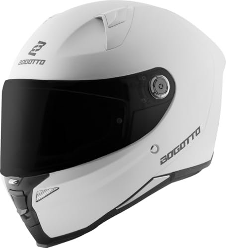 Bogotto FF110B Helm, weiß matt, 2XL
