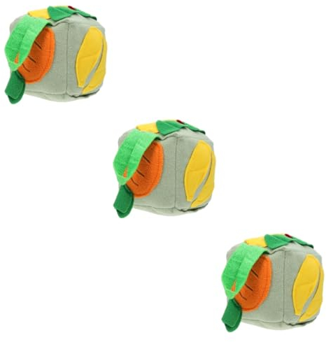 minkissy 3stücke Interaktiver Futterball Für Hunde Leckerlis Suchen Und Finden Fördert Die Nasenarbeit Geeignet Für Kleine Und Große Hunde Aus Weichem Und Atmungsaktivem Material