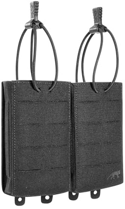 Tasmanian Tiger TT 2 SGL Mag Pouch Bel M4 MKIII robuste Magazin-Tasche zur Aufnahme von Zwei M4-Magazinen mit elastischem Kordel-Verschluss und Molle-System