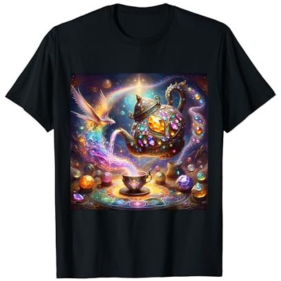 Fantasy Cute Glass Tea Kettle T-Shirt