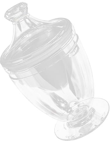 ULDIGI Elegant Acrylic Candy Box Sweets Container Lid for Parties Birthdays and Weddings