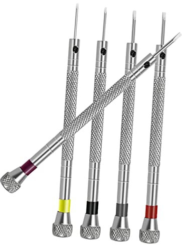 OSALADI Mini-uhren-schraubendreher-werkzeugsatz 5-teilig Uhrenreparatur-schraubendreher-set Flachschraubendreher Für Den Haushalt