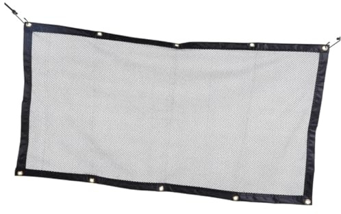 FIXOSHEE Haustier Sicherheitsnetz Auto 115x62cm Elastisches Gepäcknetz Langlebig Glattes Netz Haustierzaun Kofferraum Hundeschutz Katzenbarriere Auto Reisezubehör