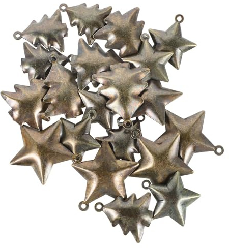 TOYANDONA 20pezzi Campane Vintage in Bronzo Piccole Campane Decorative per Natale da Appendere per Decorazioni