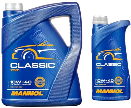 6 Liter Original MANNOL Motoröl Classic 10W-40 Engine Oil Öl 11192456