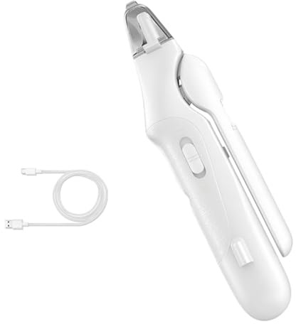 Reiteag LichtSchere Pro – Die 2-in-1 LED-Krallenschere für sichere Pfotenpflege ohne Angst (Weiß) (Weiß2.0)