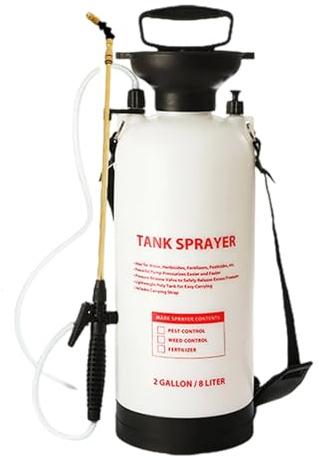 Pulverizador manual con bomba de jardín, rociador de fertilizantes de gran capacidad, herramienta de riego ajustable con tanque robusto, accesorio exterior para jardineros, agricultores, paisajistas