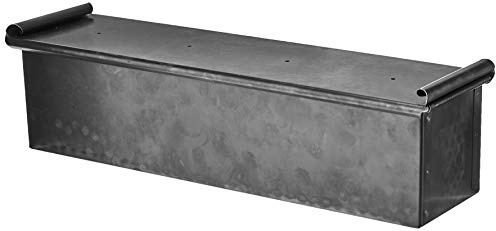 Paderno Bacinella Carre per Pane con Coperchio, 40 cm, Ferro