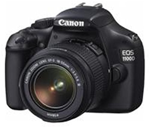 Canon EOS 1100D Fotocamera Digitale Reflex 12 Megapixel con Obiettivi 18-55mm DC III e 75-300mm DC III, Nero