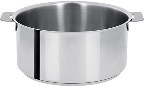 Cristel - F26Q Faitout INOX 26cm sans poignée Amovible - Collection Mutine