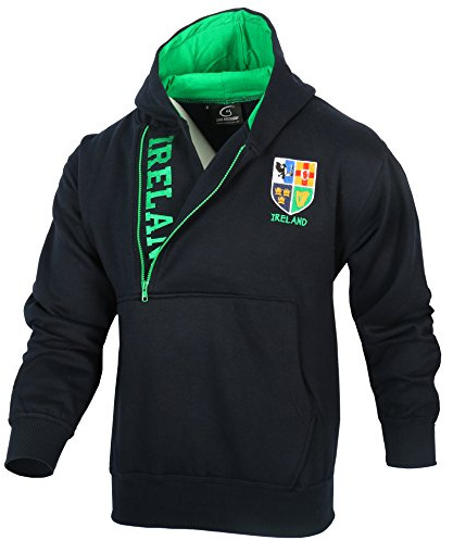Kapuzenpullover mit halbem Reißverschluss in Irland-Marine (Marine, S)